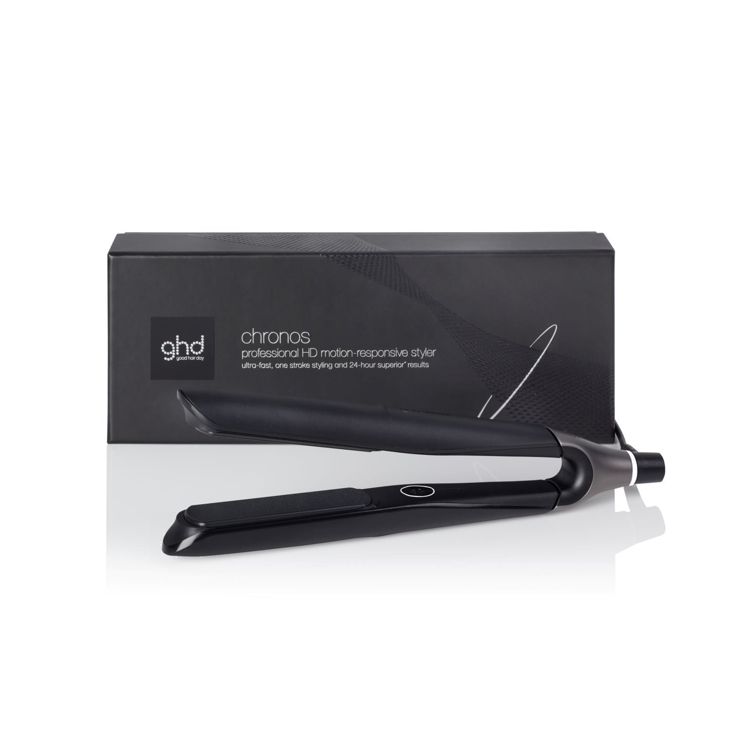 ghd Chronos Styler - Piastra per Capelli Nera (lamelle 26mm)